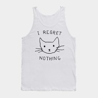 I regret nothing Tank Top